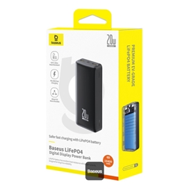پاوربانک 18400 بیسوس Baseus LifePO4 P10071000113-00 توان 20 وات