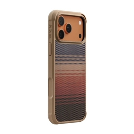 قاب آیفون 17 پرو برند پی تاکا مدل PITAKA Aramid ProGuard Moment · Sunset مناسب برای Apple iPhone 17 Pro