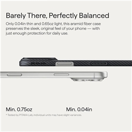 قاب آیفون برند پی تاکا مدل PITAKA Ultra Slim 600D (Twill) (PitaTap) مناسب برای Apple iPhone 17 Pro Max