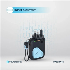 پاوربانک مگ سیف 10000 میلی آمپر و شارژر پاورولوژی مدل PPBCHA45