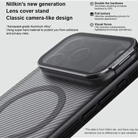 کاور برند نیلکین مدل Camshield Prop Magnetic Clear Transparent Lens Guard مناسب برای Apple iPhone 17 Pro Max