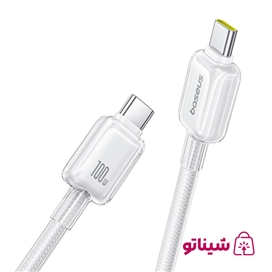 کابل شارژ دو سر تایپ سی 1 متر 100 وات بیسوس Baseus Crystal Fast Charging Cable CB000132