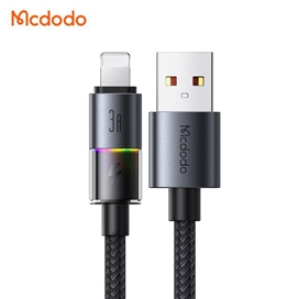کابل شارژ لایتنینگ 1.2 متر مک دودو Mcdodo Colorful Lights Lightning Cable CA-8170
