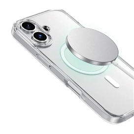 قاب شفاف مگ سیف آیفون 17 پرو برند گرین لاین مدل Green Lion Magsafe Crystal Clear GNMCRYC17CL مناسب برای Apple iPhone 17 Pro