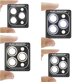 رینگ محافظ لنز آیفون 14 Apple iphone 13 BLUEO Metal Frame Lens Protector Glass