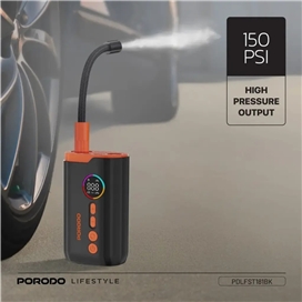 کمپرسور باد پرودو Porodo PD-LFST181 Lifestyle Air Inflator همراه با چراغ قوه