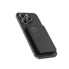 پاوربانک وایرلس فوق نازک 5000 مگ سیف گرین لاین Green Lion GL-MAG 5 GNMAG5KPB توان 20 وات