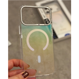 قاب مگسیف MagSafe ووی VAWI مدل نگین دار مناسب برای Apple iPhone 17 Pro Max