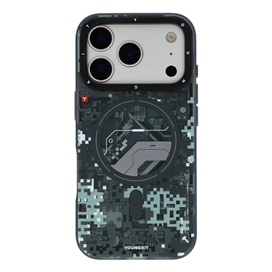 قاب برند Youngkit یانگ کیت ارتشی مدل Camouf Psych مناسب برای Apple iPhone 17 Pro