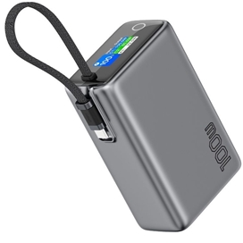 پاوربانک 100 وات 25000 با کابل تایپ سی گرین لاین Green Lion Tron X Power Bank GNTRX25P100GY