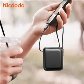 پاوربانک 10000 مک دودو Mcdodo MC-2550 توان 22.5 وات با کابل متصل