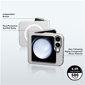 قاب YOUNGKIT یانگکیت Crystal Shield Magsafe Series مناسب برای Samsung Galaxy Z Flip 7