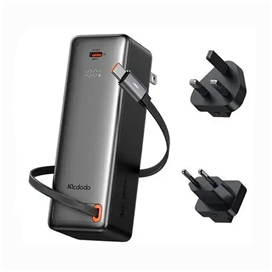 پاوربانک 10000 و آداپتور شارژ 30وات مک دودو Mcdodo 3-in-1 Power Bank MC-3181