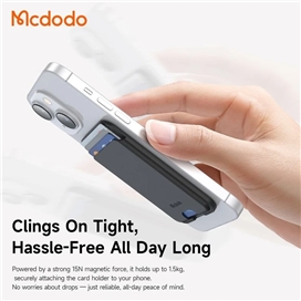 جا کارتی مگ سیف مک دودو Mcdodo Napa Leather Magnetic Card Holder WH-7920