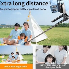 سه پایه و مونپاد گیمبال شاتر دار رتاکو Rtako 1.8M Selfie Stick With Gimbal Q052