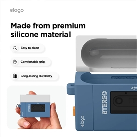کاور کیس ایرپاد پرو 3 اپل برند Elago مدل Cassette Player مناسب برای AirPods Pro (3rd Gen)
