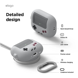 کاور کیس ایرپاد پرو 3 اپل برند Elago مدل AW5 Hang مناسب برای AirPods Pro (3rd Gen)