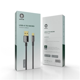 کابل شارژ میکرو 1 متر گرین لاین Green Lion USB-A to Micro Tough Cable GNTPTGHATMBK