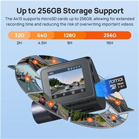 دوربین خودرو شیائومی Xiaomi 70mai A410 Dash Cam همراه دوربین عقب