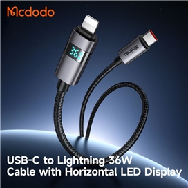 کابل لایتنینگ به Type-C مک دودو Mcdodo CA-6570 دارای قطع کن خودکار طول 1.2 متر توان 30 وات