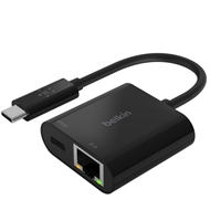 مبدل USB-C به شارژ و اترنت بلکین مدل INC001btBK