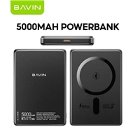 پاوربانک فوق نازک وایرلس 5000 مگنتی باوین Bavin PC1095 Ultra-thin Power Bank توان 15 وات