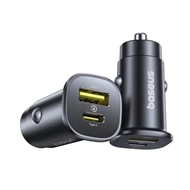 شارژر فندکی دو پورت 30 وات بیسوس Baseus GoTrip DP1 Car Charger BS-C15C1