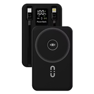 پاوربانک مگسیف 10000mAh پرودوPorodo مدل PD-PBFCH080-BK با گارانتی مناسب گوشی و اپل واچ
