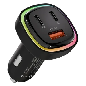 شارژر فندکی 66 وات Levelo Statique 66W Car Charger