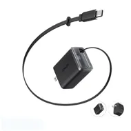 اداپتور 35 وات انکر مدل Anker Nano Charger (35W, Built-In Retractable USB-C Cable) A2658