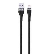 کابل شارژ لایتنینگ 1 متر گرین لاین Green Lion Braided Cable GNBRUSALGBK