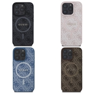 قاب اورجینال برند گس مدل Guess Ring Classic Logo With MagSafe مناسب برای Apple iPhone 16 Pro