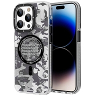 قاب YOUNGKIT یانگ کیت Apple iphone 13 Pro Max Camouflage Circuit Strong Anti-Drop Impact Series Gray