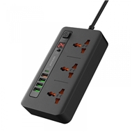 چند راهی برق و شارژر تایمر دار پرودو Porodo Multi-Port Power HUB PD-FWCH013 دارای 5 پورت