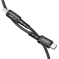 کابل شارژ تایپ سی به لایتینگ برند ACE FAST مدل C1-01 USB-C to Lightning aluminum alloy