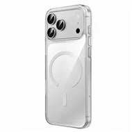 قاب شفاف مگ سیف آیفون 17 پرو برند گرین لاین مدل Green Lion Magsafe Crystal Clear GNMCRYC17CL مناسب برای Apple iPhone 17 Pro