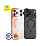قاب بلو Blueo Skin Friendly Stain & Slip Resistant Magnetic Case-Orange Ring با مگ سیف مناسب برای Apple iPhone 17 Pro Max