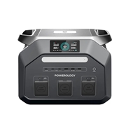 پاورژنراتور قابل حمل 1800 وات با ورودی سولار پنل پاورولوژی مدل PWP1800WBK