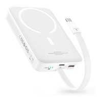 پاروبانک وایرلس 10000 با کابل تایپ سی بیسوس Baseus Magnetic Power Bank PPCXM10T