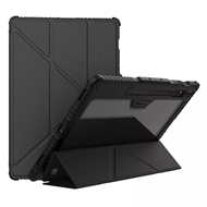 کاور چرمی هوشمند نیلکین سامسونگ Samsung Tab S10 Ultra Nillkin Bumper Leather Case Pro