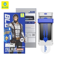 محافظ صفحه بلوئو مدل Blueo Full glue AR Anti-peep Privacy tempered With Applicator Glass مناسب برای Apple iPhone 16 Pro Max