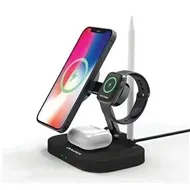 استند و شارژر وایرلس چندکاره اوی Awei W22 4 in 1 توان 15 وات با قابلیت شارژ اپل واچ