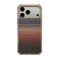 قاب آیفون 17 پرو برند پی تاکا مدل PITAKA Aramid ProGuard Moment · Sunset مناسب برای Apple iPhone 17 Pro