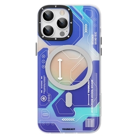 قاب YOUNGKIT یانگکیت Metaverse Blue Strong Anti-Drop Impact Series مناسب برای Apple iPhone 13 Pro