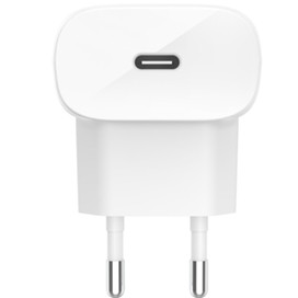 شارژر دیواری شارژ سریع USB-C 20 وات بلکین مدل WCA003vfWH