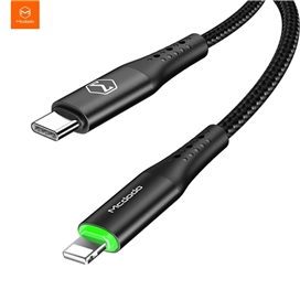 کابل شارژ هوشمند تایپ سی به لایتنینگ مک دودو مدل MCDODO CA-7360 طول 120 سانتیمتر