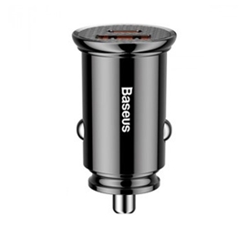 شارژر فندکی فست شارژ خودرو بیسوس Baseus Car Charger Circular Plastic A+C PPS CCALL-YS01