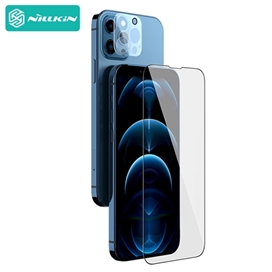 محافظ صفحه و گلس لنز دوربین نیلکین آیفون 13 پرو Nillkin Amazing 2-in-1 HD full screen protector for Apple iPhone 13 Pro