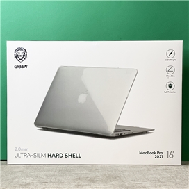 کاور مک بوک گرین Green مدل هاردشل Ultra Slim Hard Shell مناسب برای MacBook Pro 14.2