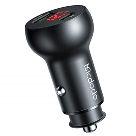 شارژر فندکی خودرو فست‌شارژ مک دودو MCDODO CC-7030 45W USB + Type-C Dual Ports Car Charger